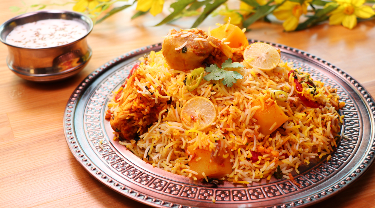 Special Karachi Chicken Biryani Full